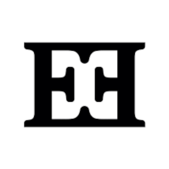 Classic Escada Charcoal Grey Skirt/Suit w/Blazer with White Pin Stripes Size 8 - Picture 8 of 8